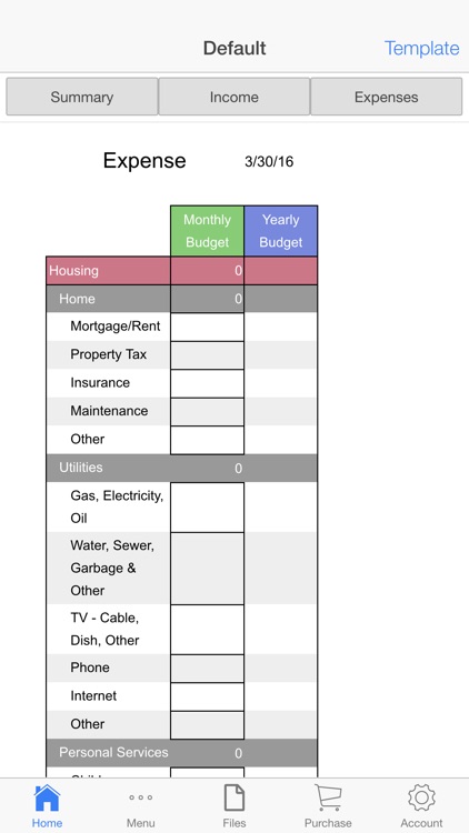 House Ledger