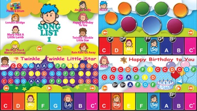 Piano School - Touch Music Sheet, Baby Piano, Drum Screenshot