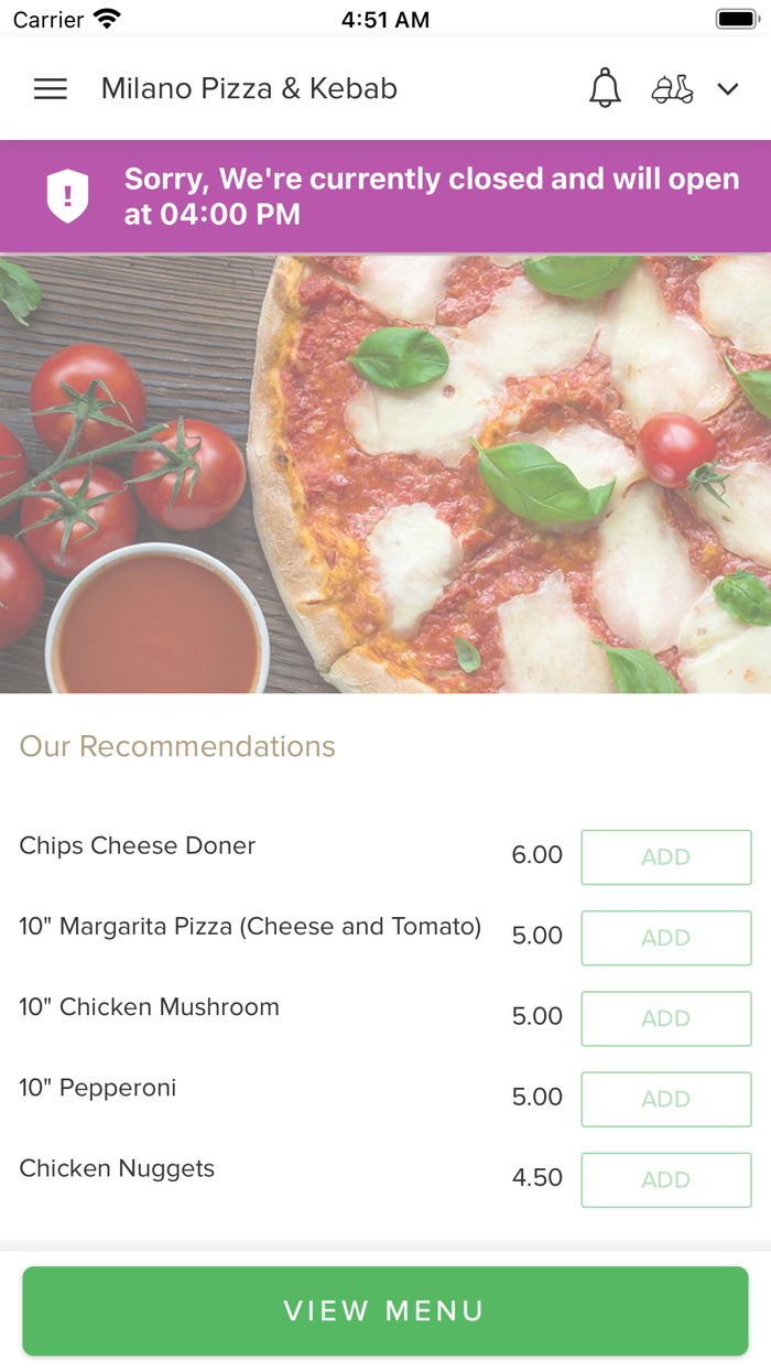 Milano Pizza and Kebab