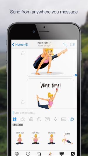 Yogamojis - Yoga Emoji Keyboard and Stickers(圖3)-速報App