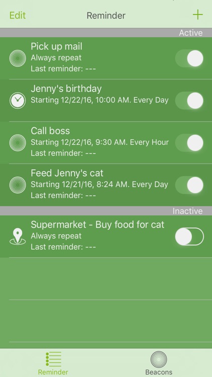 Beminder - Location reminder