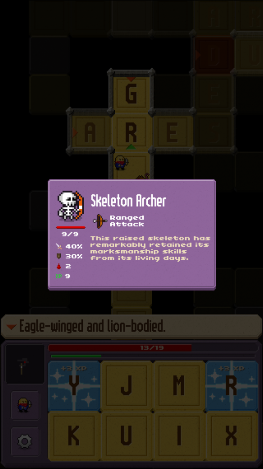 #6. Crossword Dungeon (iOS) Av: Nolithius