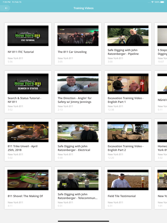 New York 811 iPad screenshot 4 - Utilities app