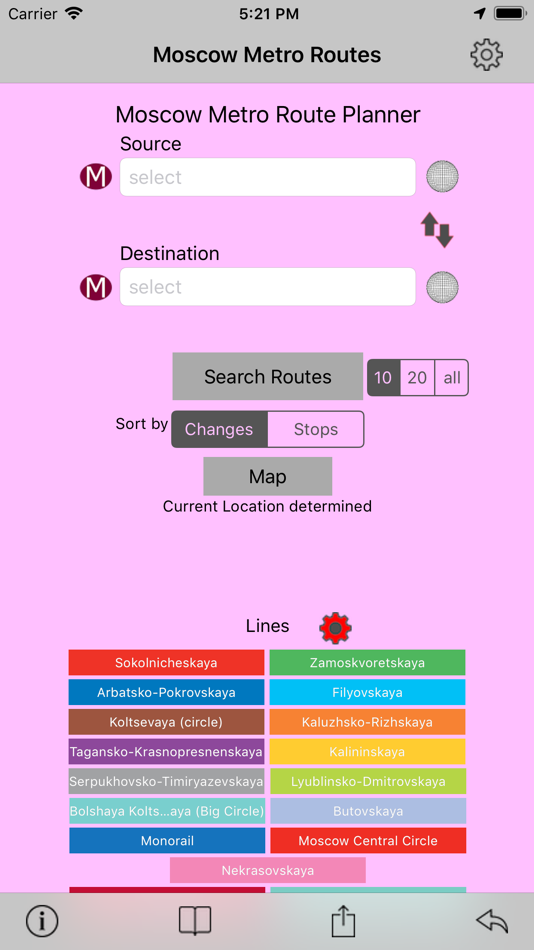 Moscow Metro Route Planner - 1.7 - (iOS)