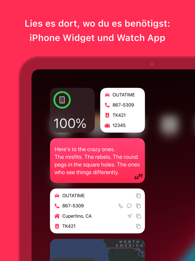 ‎Cheatsheet — Notizen-Widget Screenshot