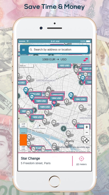 coChange - Money Exchange GPS