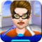 Its time to enjoy Superhero crazy Beard shave salon for girls game