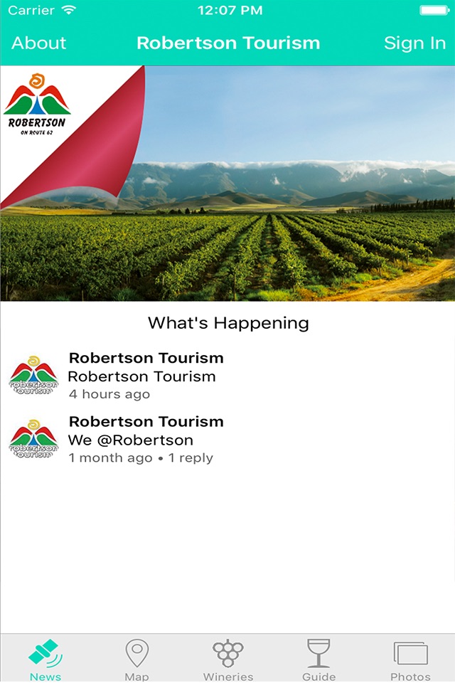 Robertson Tourism screenshot 2