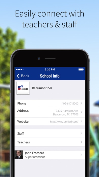 Beaumont ISD Screenshot