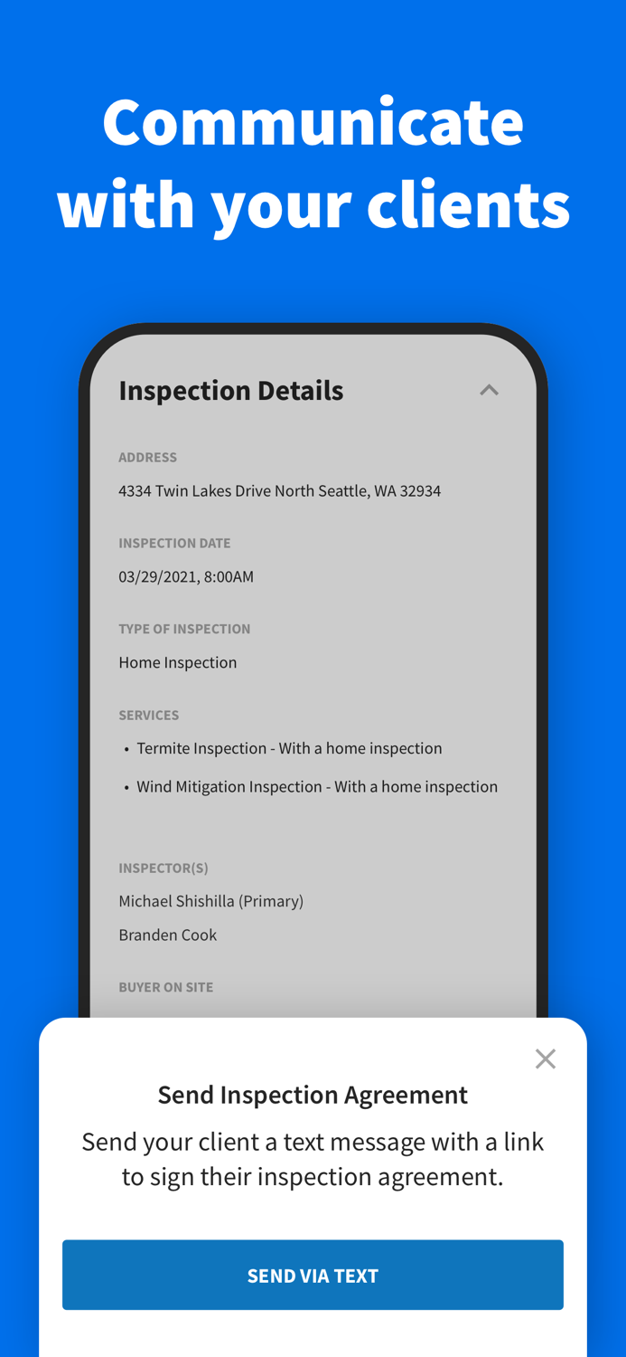 Inspection Support Network