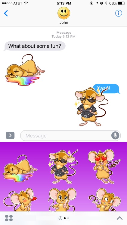 Little Merry Mouse Stickers