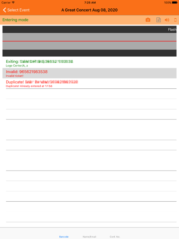 Ticketor Gate iPad screenshot 5 - Business app