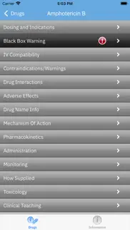 micromedex drug reference iphone screenshot 3