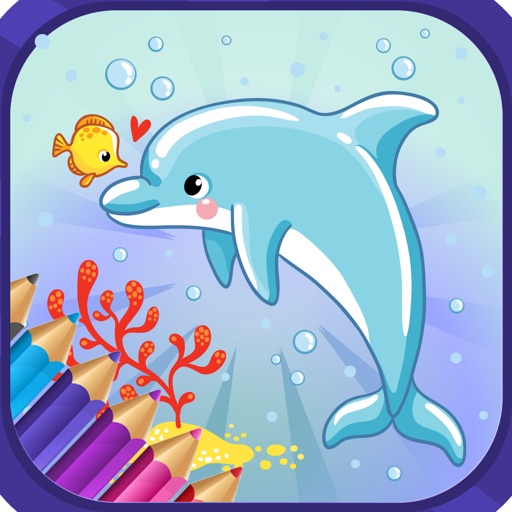 Fish Coloring  Pages for kids