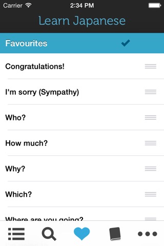 Learn Japanese - Phrasebookのおすすめ画像5
