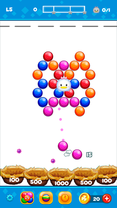Bubble Shooter Brain Puzzles Screenshot