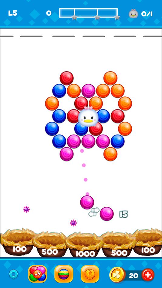 #3. Bubble Shooter Brain Puzzles (iOS) 由: ZIROTEK Corp.