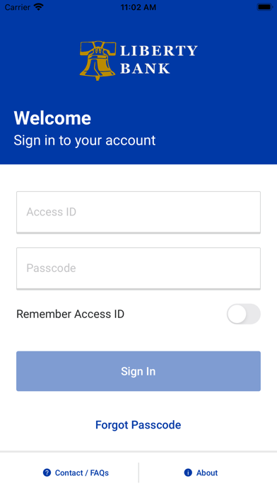 Liberty Bank Geraldine Screenshot