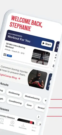 Game screenshot FightCamp Home Boxing Workouts apk