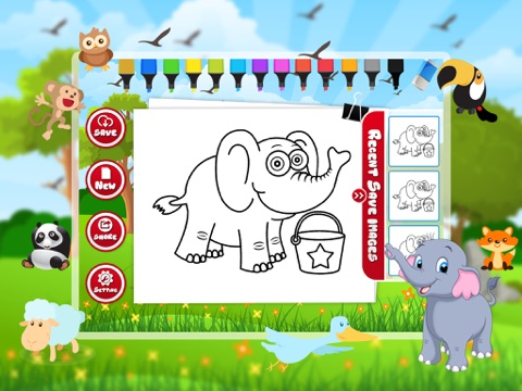 The Animals Coloring Book For Kids screenshot 4