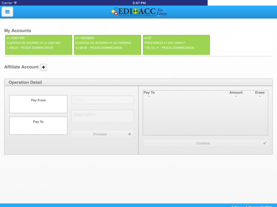 Edioacc-R.L.-En-Linea iPad screenshot