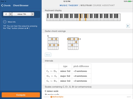 Screenshot #6 pour Wolfram Music Theory Course Assistant