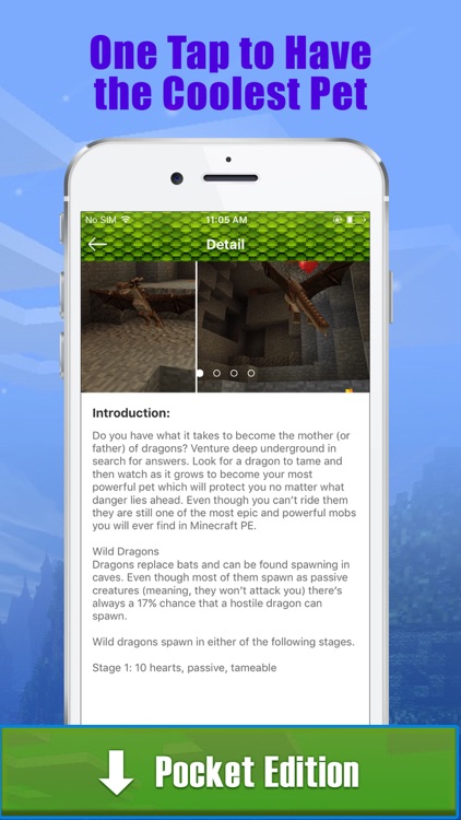 Dragon & Dinosaur Addons Free for Minecraft PE