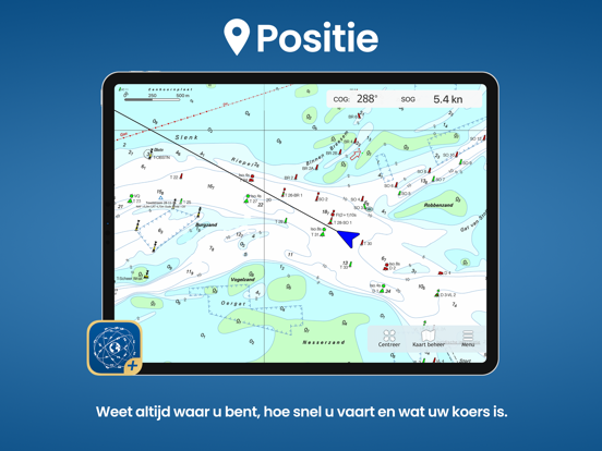 WinGPS Marine Plus iPad app afbeelding 4