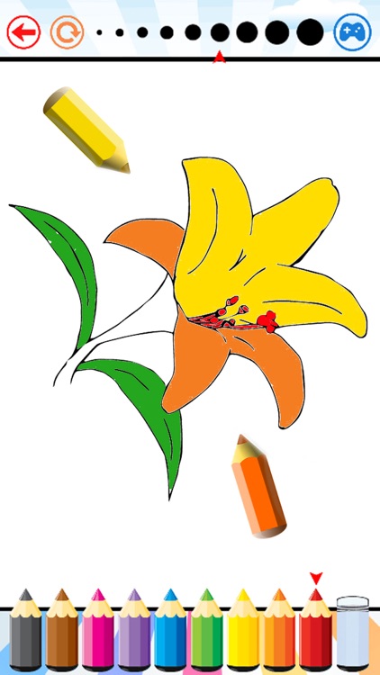 Flowers Coloring Book for kids - Drawing free game