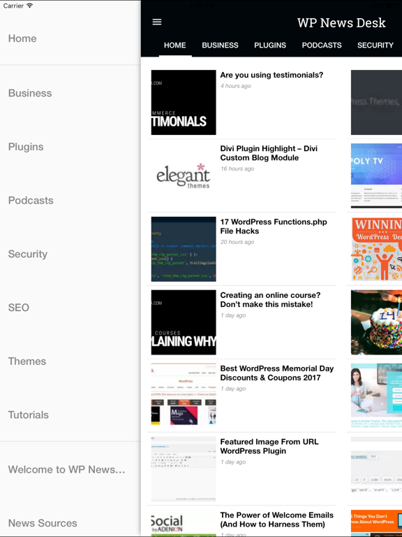 Screenshot #5 pour WP News Desk