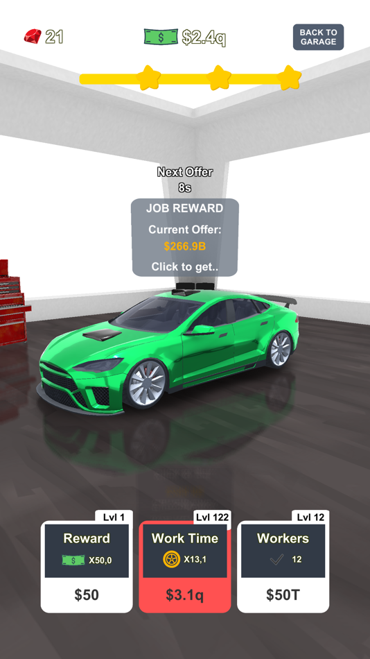 #2. Idle Car Tuning: car simulator (iOS) Podle: MOONEE PUBLISHING LTD