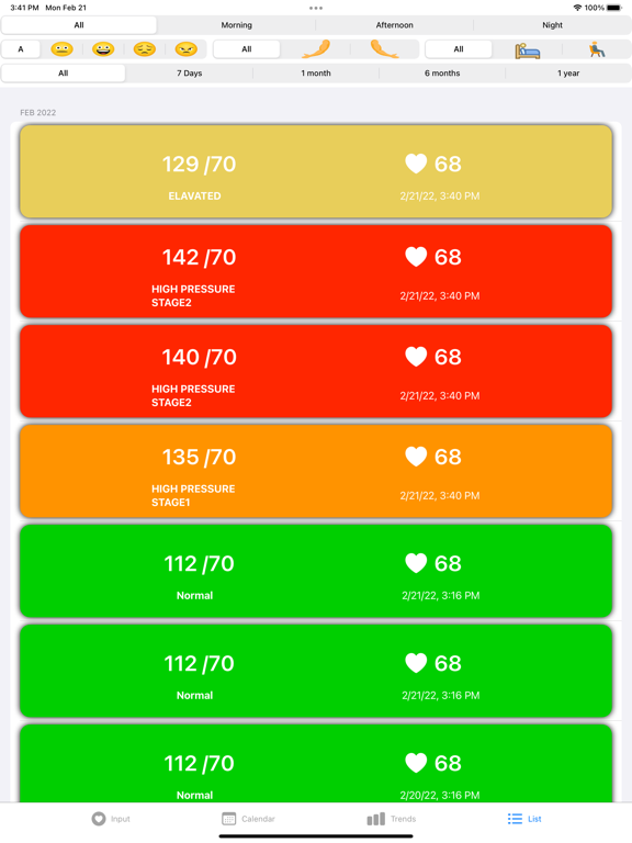 Blood Pressure App & Logのおすすめ画像7