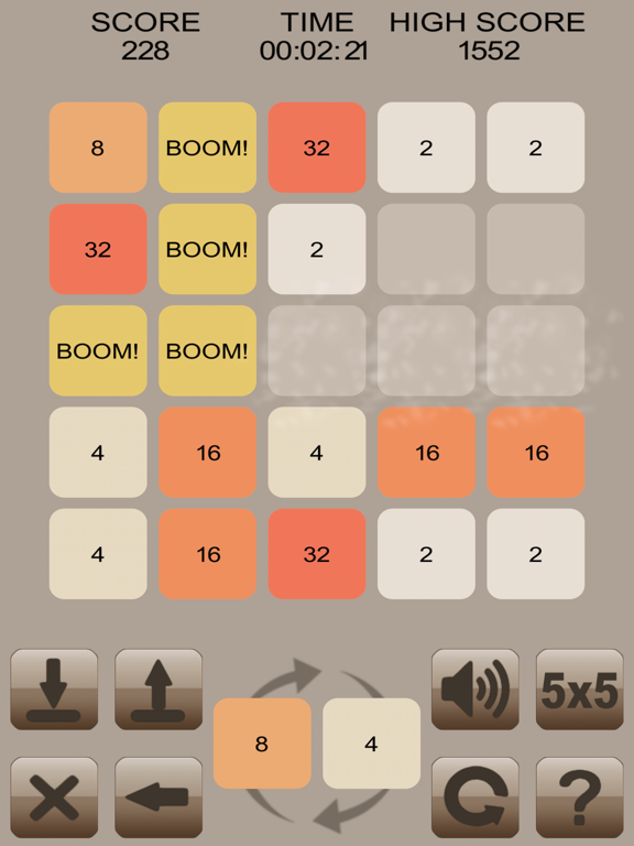 2048 Merged Boom! iPad screenshot