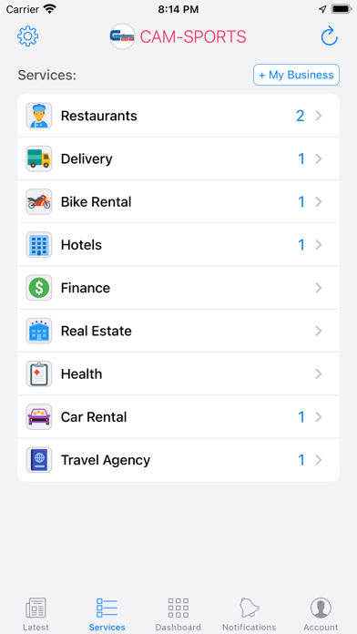 CAM-SPORTS Screenshot