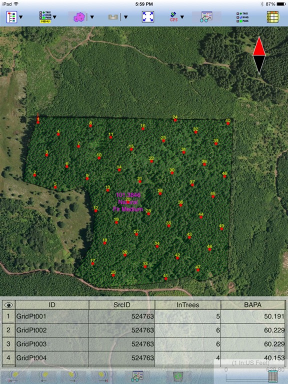 Screenshot #4 pour Forester GPS GIS II