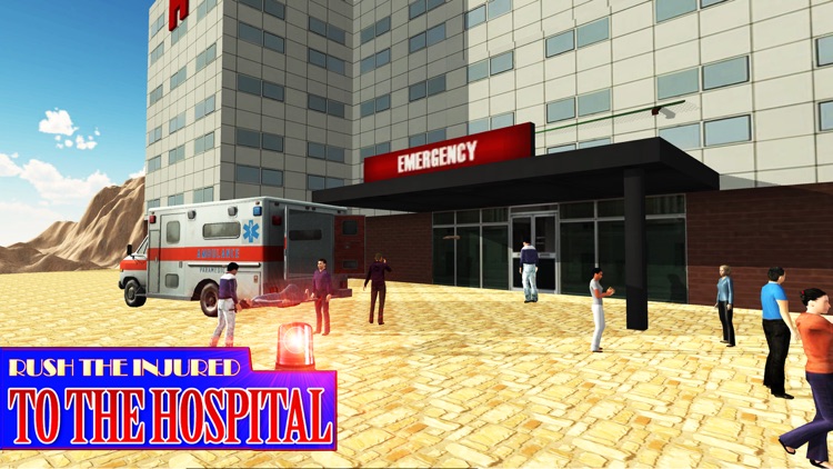 Offroad Ambulance Rescue Driving & Emergency Sim screenshot-3