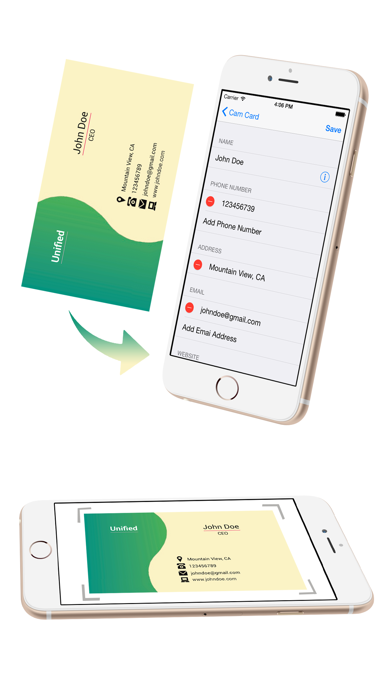 Screenshot #1 pour Card Scanner - cam card reader