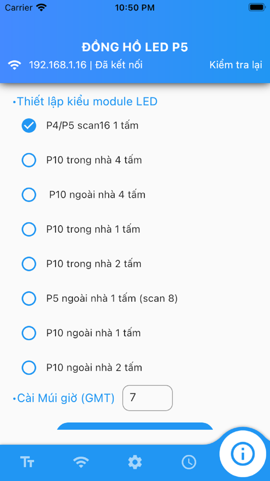 #5. Đồng hồ led p5 (iOS) 由: VAN NGUYEN DAO