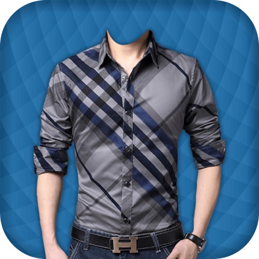 Man Shirt Photo Suit Editor icon