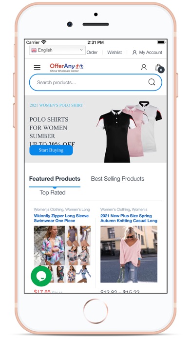 OfferAny Wholesale Center Screenshot