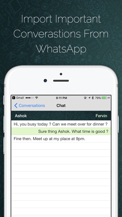 Securely Import Messages for WhatsApp