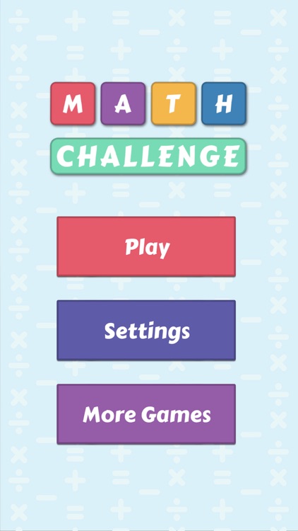 Math Challenge Games