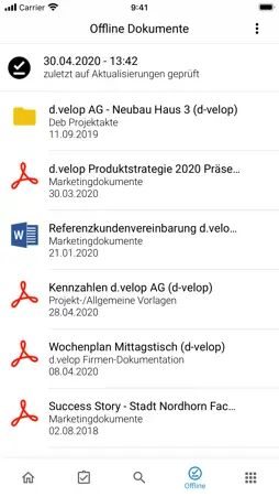 d.velop mobile screenshot 2