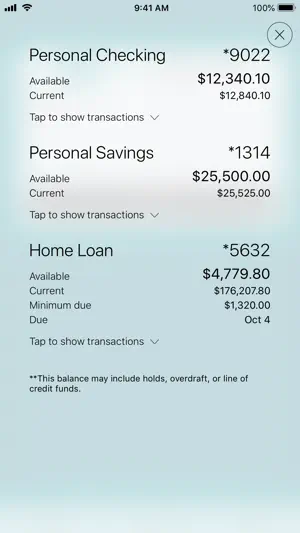 IAA Credit Union Mobile screenshot 1