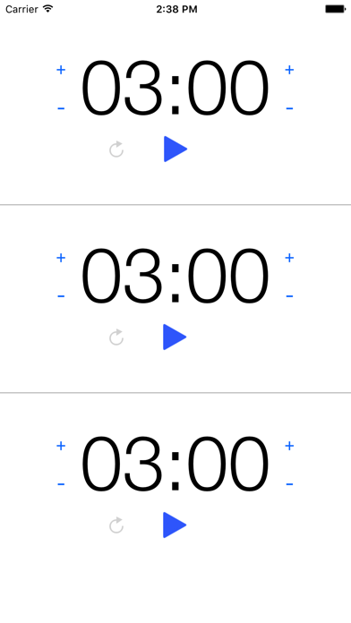 Screenshot #1 pour Multi Timer - Multi-temporisateur