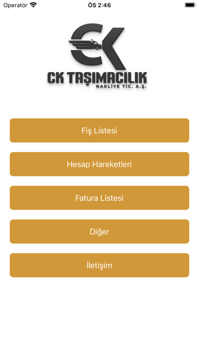CK Taşımacılık Screenshot