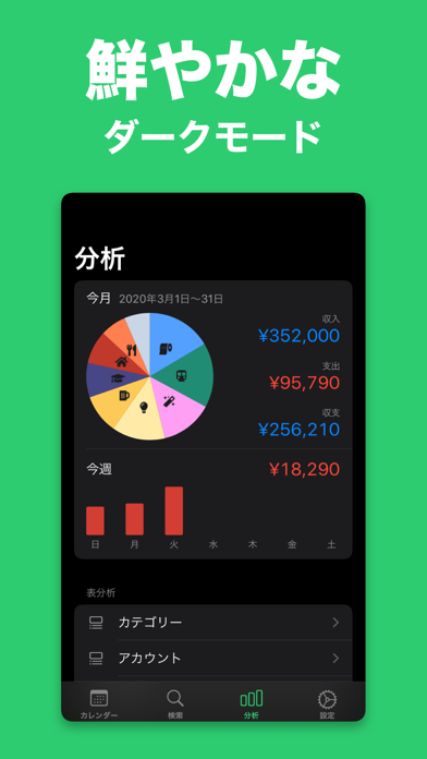 家計簿 マネライズ - お金管理をシンプルにスクリーンショット