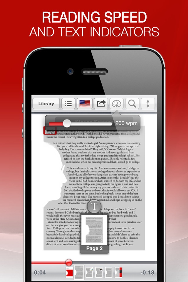 vBookz PDF Voice Reader US screenshot 3
