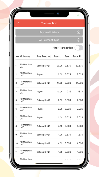 PayOn Merchant Portal Screenshot