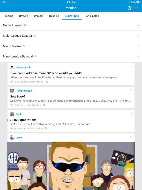 Screenshot #1 for MarlinsBaseball.com